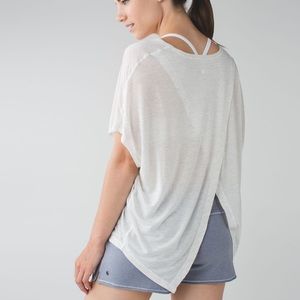 Lululemon open back tee